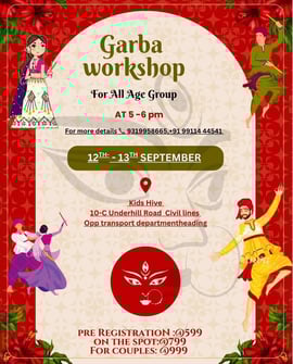 Kids Hive - Garba Workshop For Kids