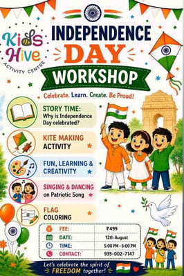 Kids Hive-Independence Day Workshop for Kids