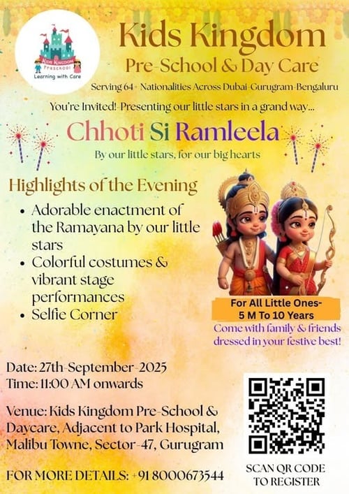 Kids Kingdom Pre-school & Day Care’s - Chhoti Si Ramleela Workshop