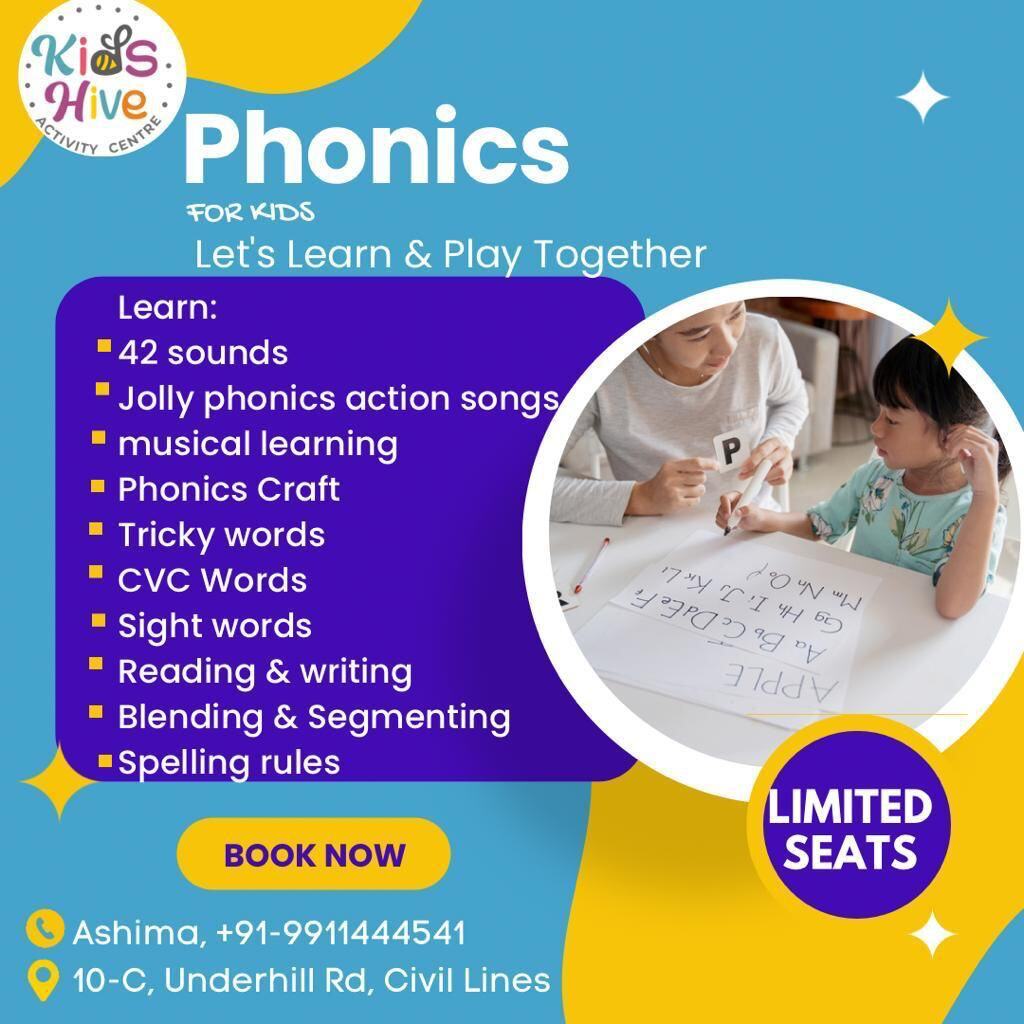 Reading & Writing Classes for Kids in Usmanpur, Delhi