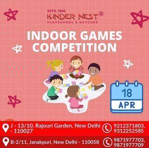 KinderNest play School-indoor games competition
