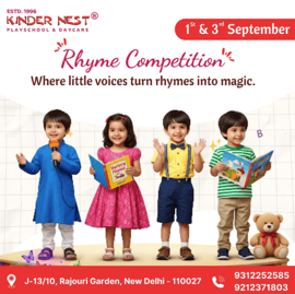 KinderNest Play School - Rhyme Competition