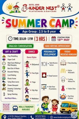 KinderNest Play School-Summer Camp 2026