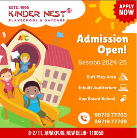 KinderNest Play School-Admission Open