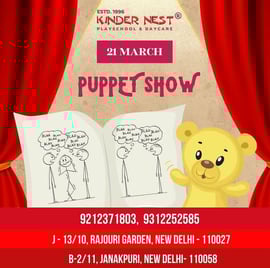 KinderNest Play School-Puppet show