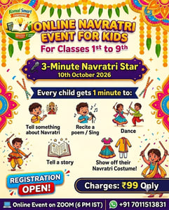 Komal Smart Learning-Online Navratri Star Event for Kids