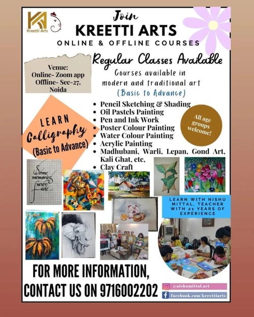 Kreetti Arts-Calligraphy Course