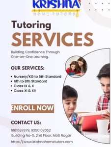 Krishna Home Tutors - Admissions Open
