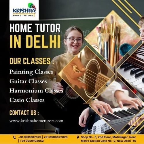 Krishna Home Tutors - Music & Art Classes