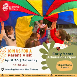Learning Matters-Parent Visit Early Years Admissions Open