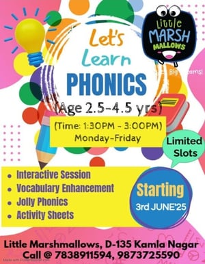 LITTLE MARSH MALLOWS  -  PHONICS CLASSES