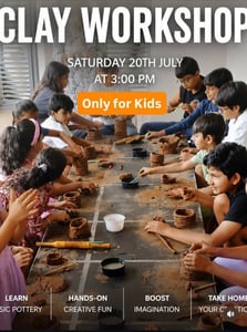 Lalit Kala Academy-Clay Workshop for Kids
