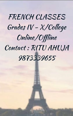 Language Class By Ritu Ahuja-French Classes for Kid