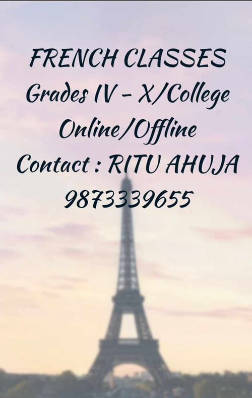 Language Class By Ritu Ahuja-French Classes for Kid