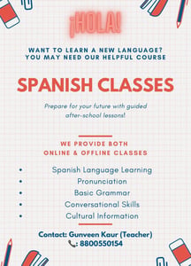 Language Classes By Gunveen Kaur-Spanish Classes