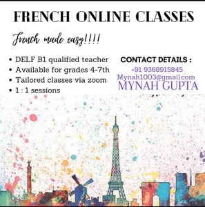 Language Classes By MYNAH GUPTA-French Classes