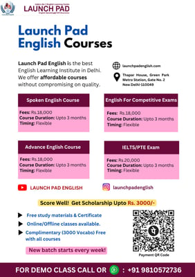 Launch Pad English Learning Institute-Spoken English Course