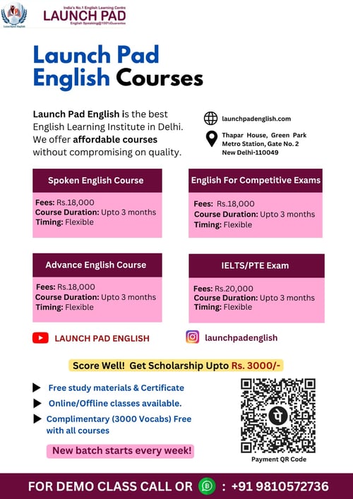 Launch Pad English Learning Institute-Spoken English Course