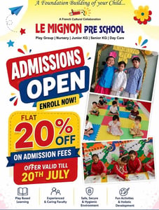 Le mignon Pre school-Admissions Open 2026