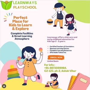 Learn Ways Play School  -   Admissions Open