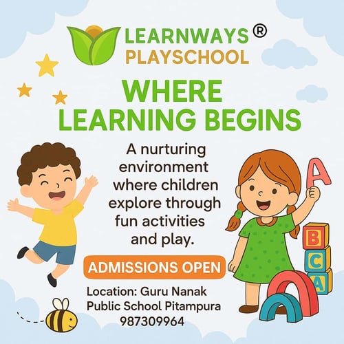 Learn Ways Play School  -  Admissions Open ( Pitampura )