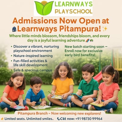 Learn Ways Play School  -  Admissions Open For Kids