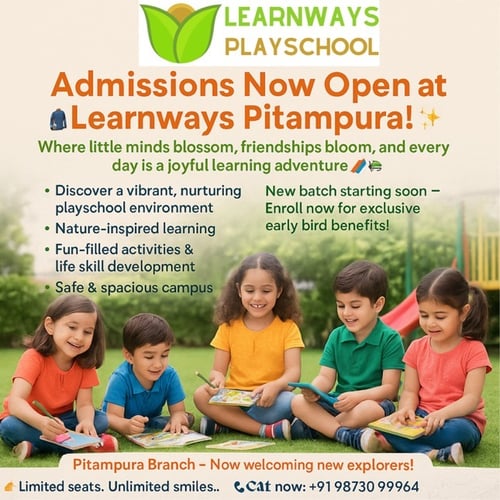 Learn Ways Play School  -  Admissions Open For Kids