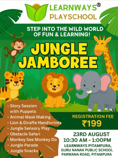 Learn Ways Play School  -  Jungle Jamboree Outdoor Activity