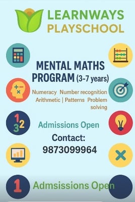 Learn Ways Play School  -  Mental Maths Program