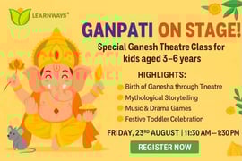 Learn Ways Play School  -  Special Ganesh Drama Theatre Class