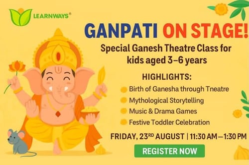 Learn Ways Play School  -  Special Ganesh Drama Theatre Class