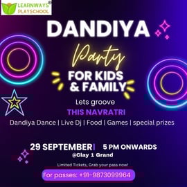 Learn Ways Play School - Dandiya Party For Kids