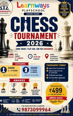 Learn Ways Play School-Chess Tournament 2026