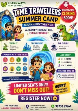 Learn Ways Play School-Time Travellers Summer Camp 2026