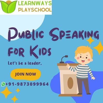 Learnways Playschool-Public Speaking For kids