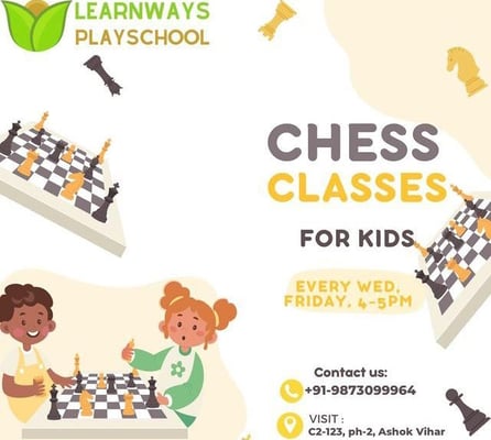 Learn Ways Play School-Chess Classes For Kids