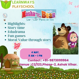 Learn Ways Play School-Masha and The Bear