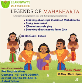 Learn Ways PlaySchool-legends of mahabharta