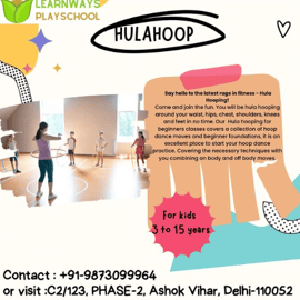 Learn Ways Play School-Hulahoop classes for kids