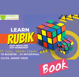 Learn Ways Play School-Rubik fast track one day workshop