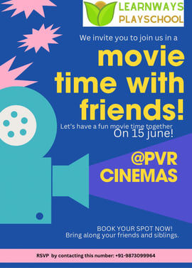 LearnWays Playschool-Movie party for kids