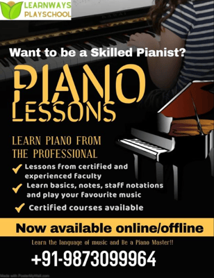 LearnWays Playschool-Piano Lessons