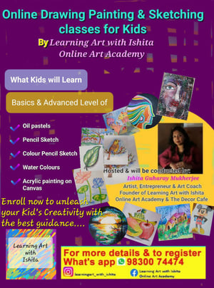 Learning Art with Ishita  -  Drawing Painting & Sketching classes for Kids