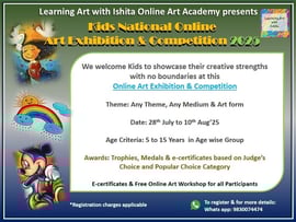 Learning Art with Ishita  -  Online Art Exhibition & Competition 2025