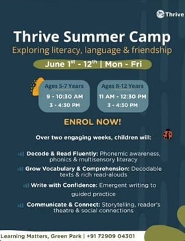 Learning Matters-Thrive Summer Camp-(Green Park)