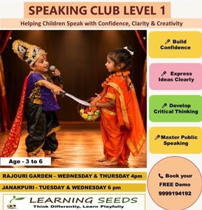 Learning Seeds-Speaking Club Level 1