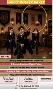 Learning Seeds-Step Into the Wizarding World Harry Potter Party for Kids
