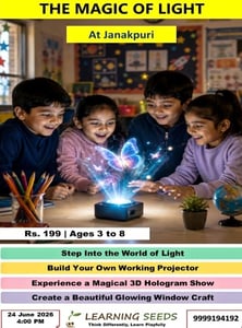 Learning Seeds-The Magic of Light Workshop for Kids