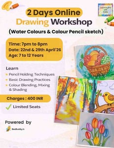Learning Art with Ishita Online Art Academy-Drawing Workshop for Kids