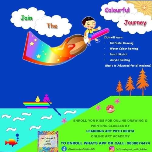 Learning Art with Ishita-Drawing & Painting Classes